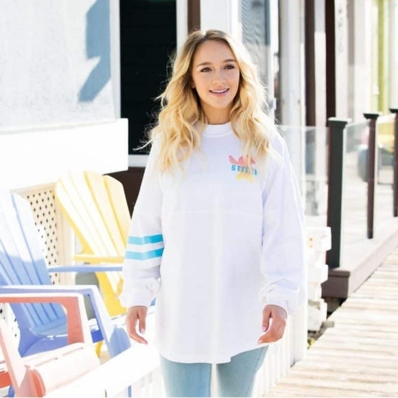 Disney Spirit Jersey Lilo & Stitch Small Living in Paradise NWT - Picture 3 of 12